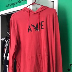 American Eagle hooded long sleeve T-shirt